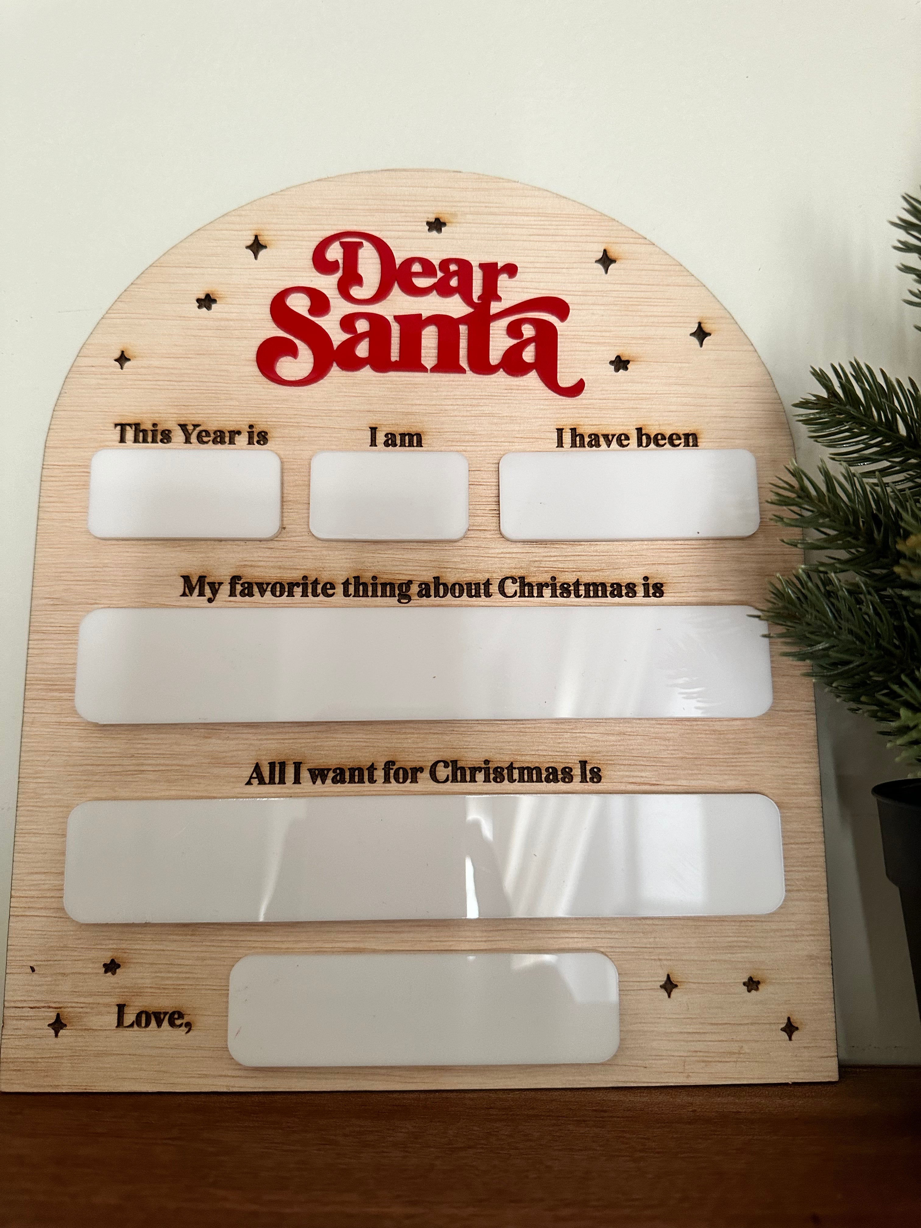 Dear Santa Board