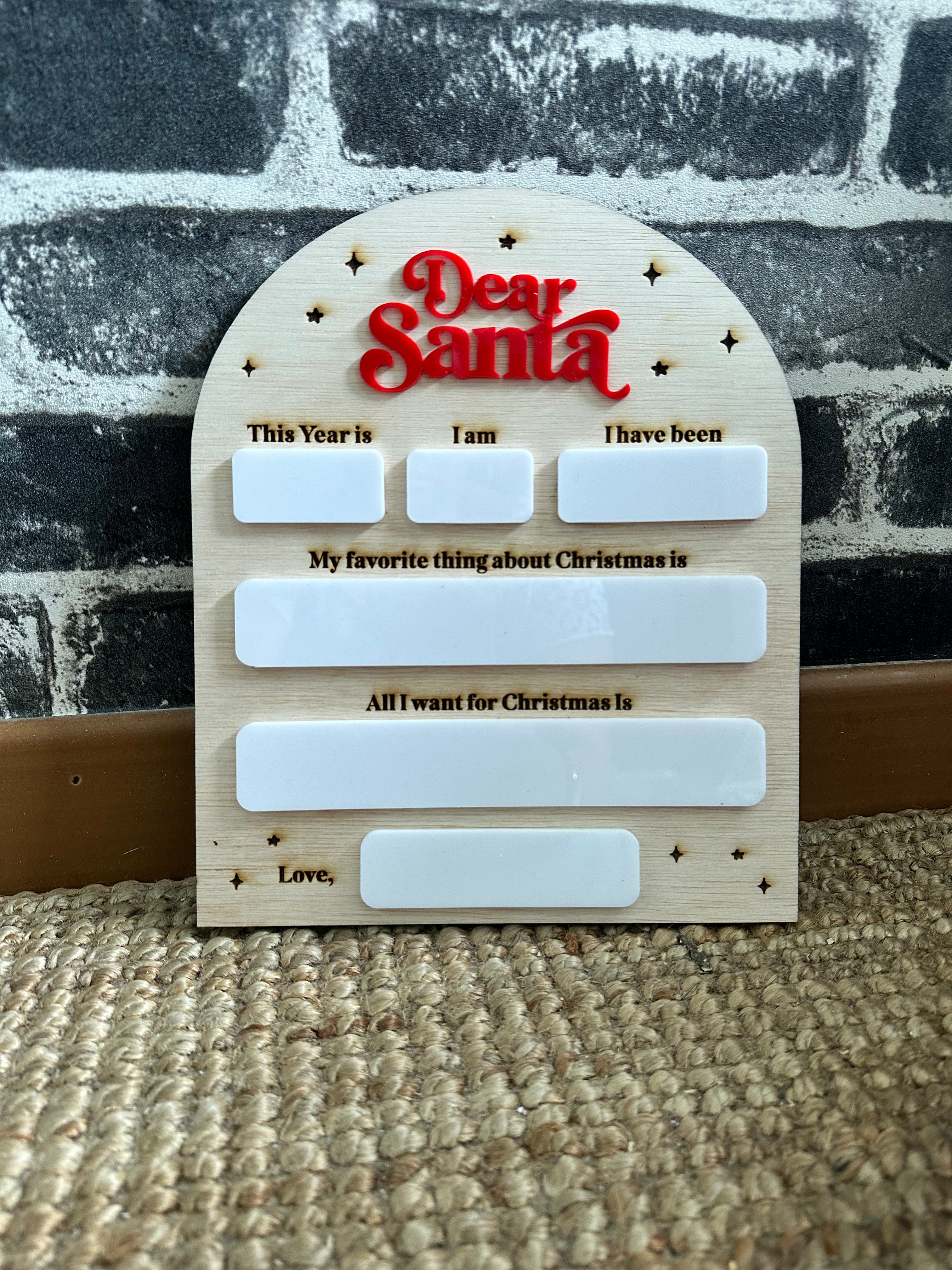 Dear Santa Board